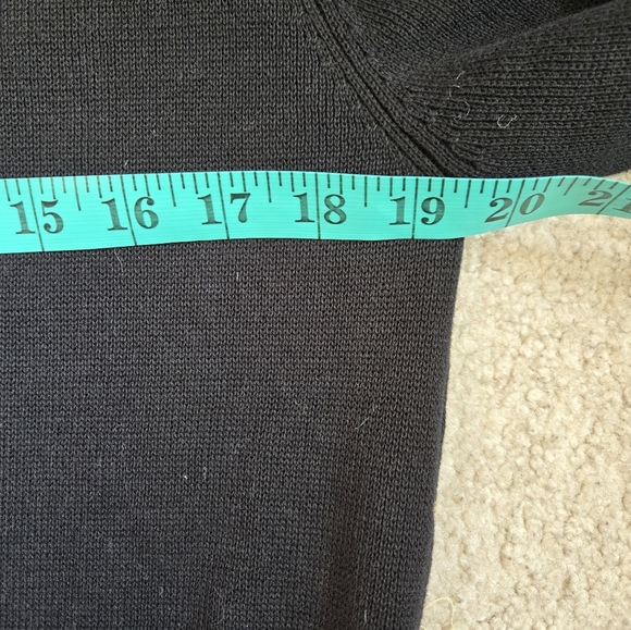 MEXX Black and Brown Grid Pattern Cotton Sweater. Mens L - Picture 5 of 7